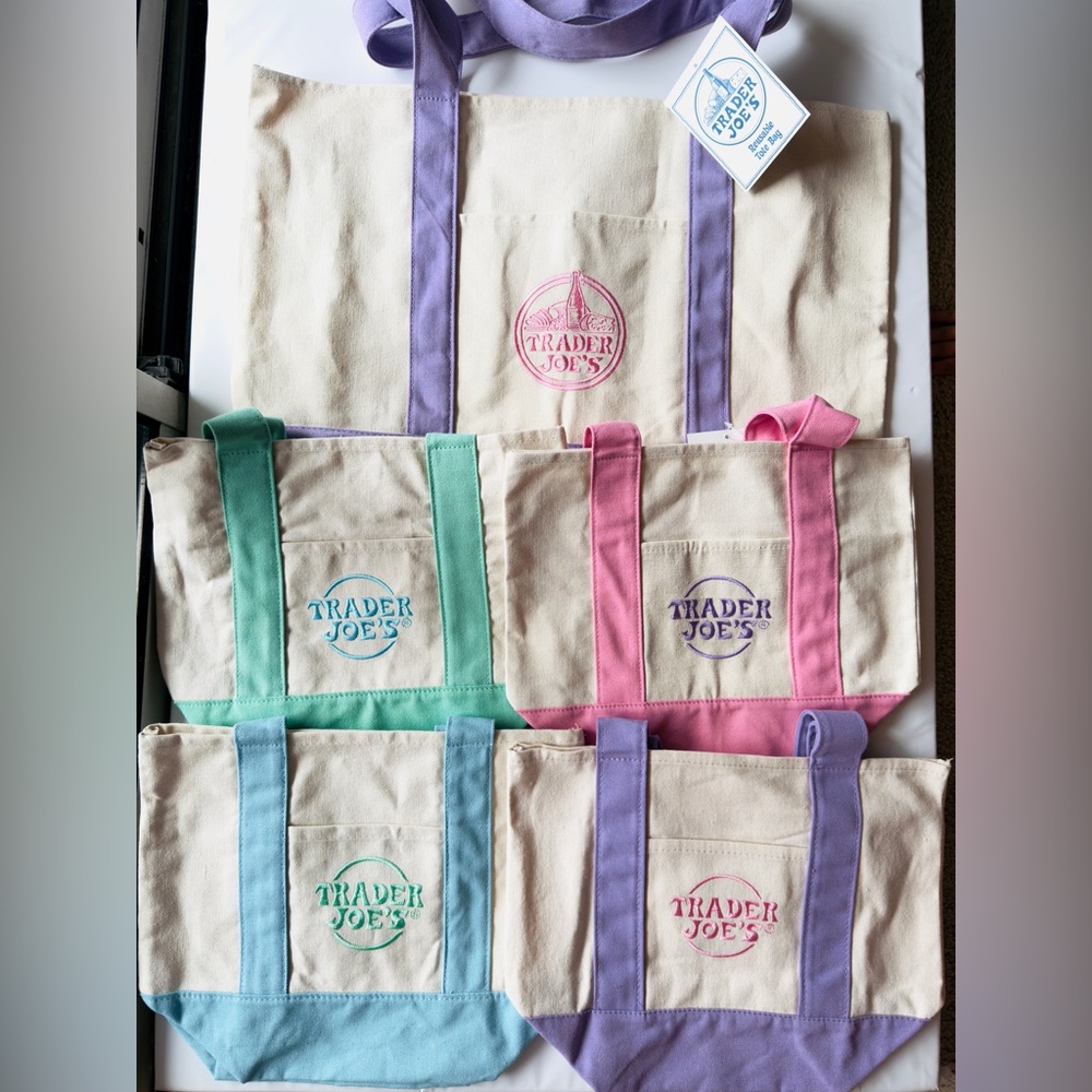 Trader Joe's Canvas Tote —5 bag